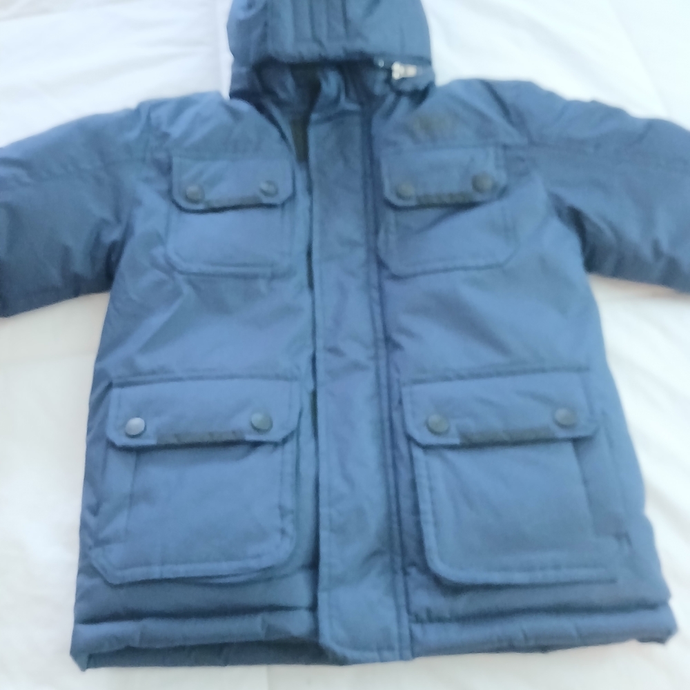 DKNY Navy Puffer Jacket for Kids